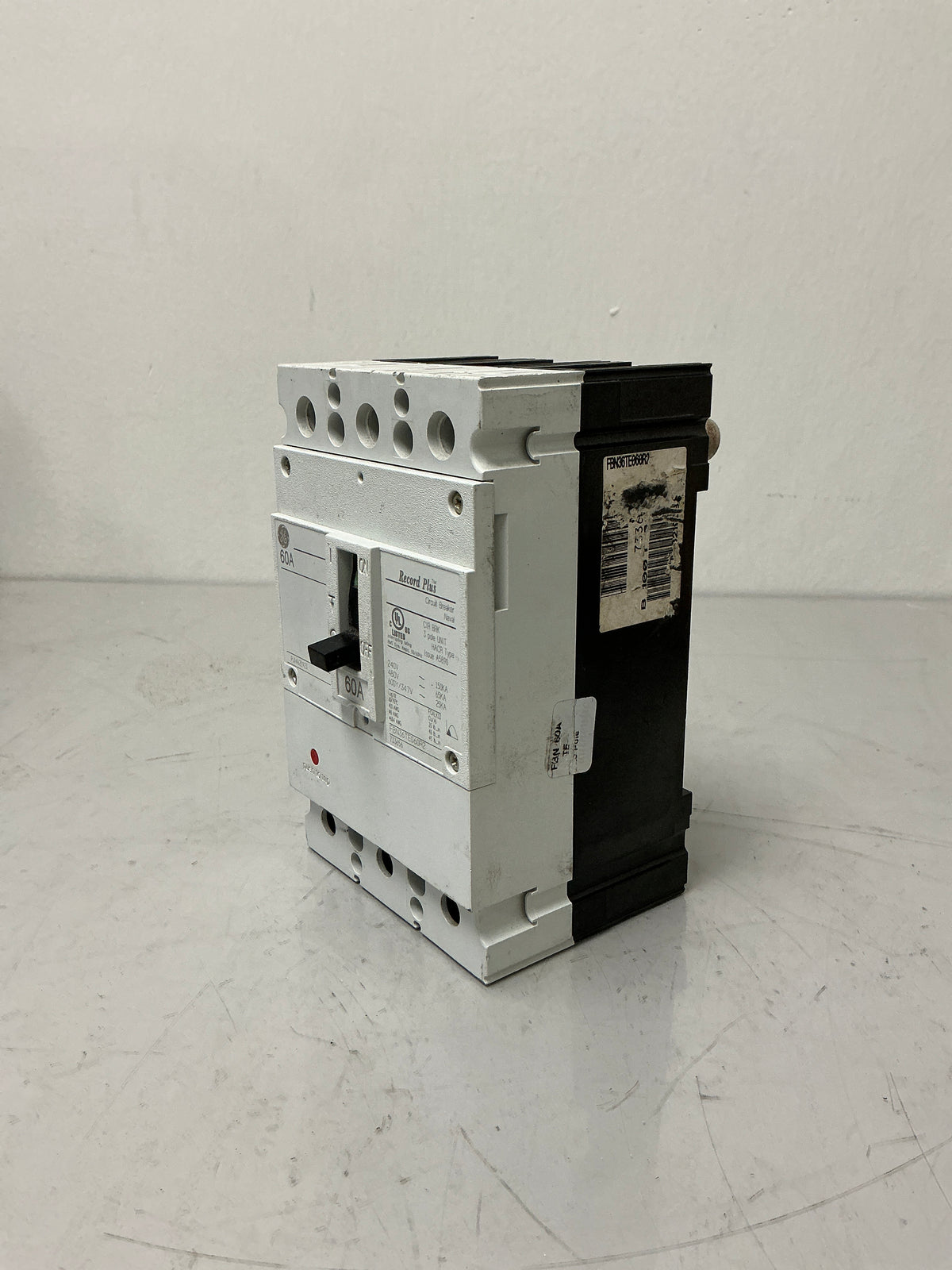 Used GE FBN36TE060R2 3Pole, 60Amps, 480 Volts Circuit Breaker