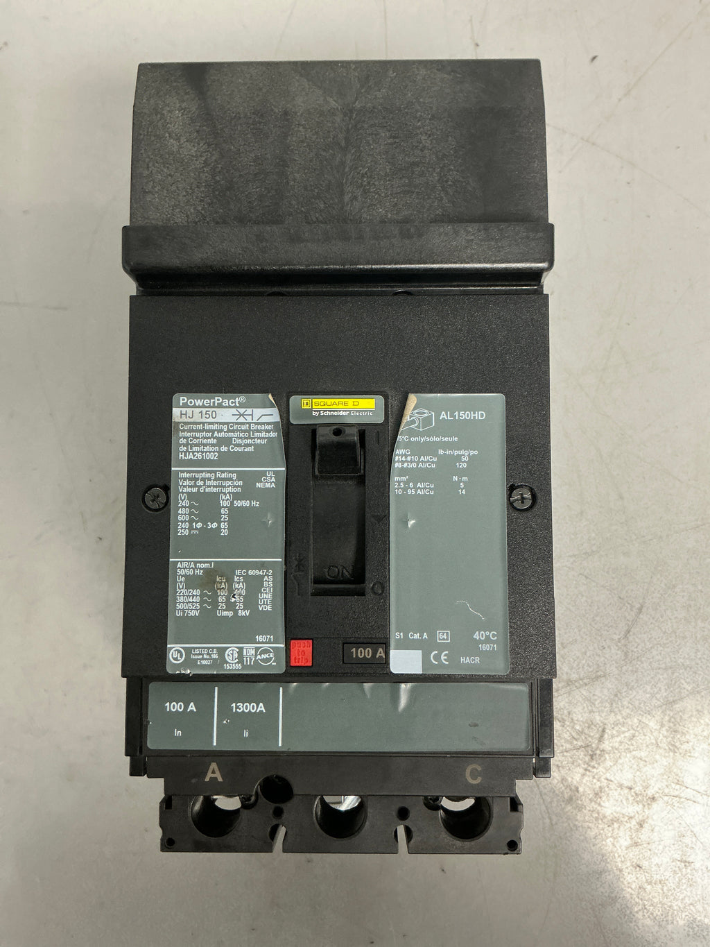 Square D HJA261002 2 Pole, 100 Amps, 600 Volts