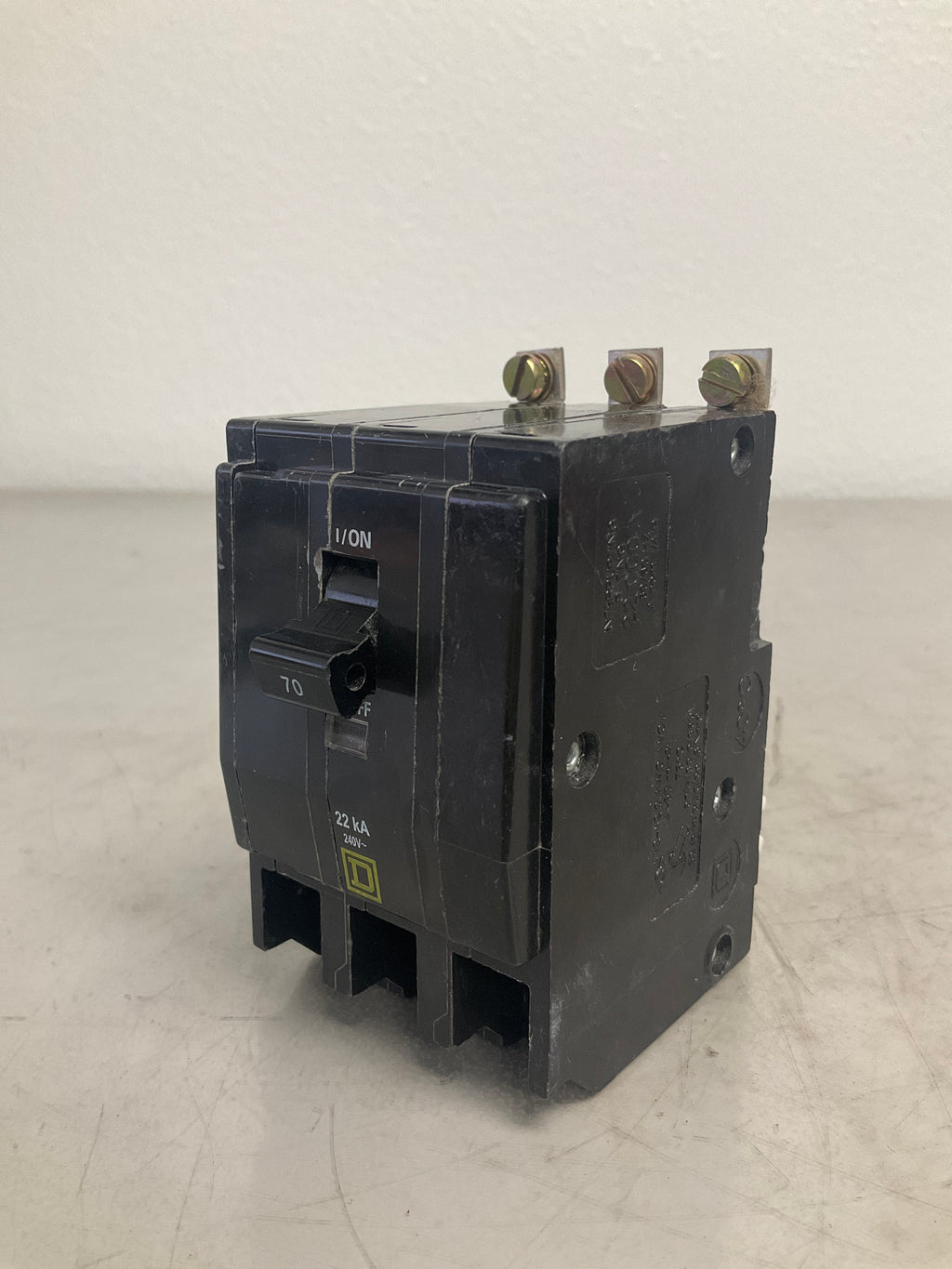 Used Square D QOB370VH 3 Pole, 70 Amps, 240 Volts