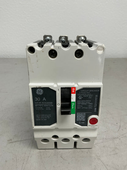 New TEYD3030B 3 Pole, 30 Amps, 480 Volts