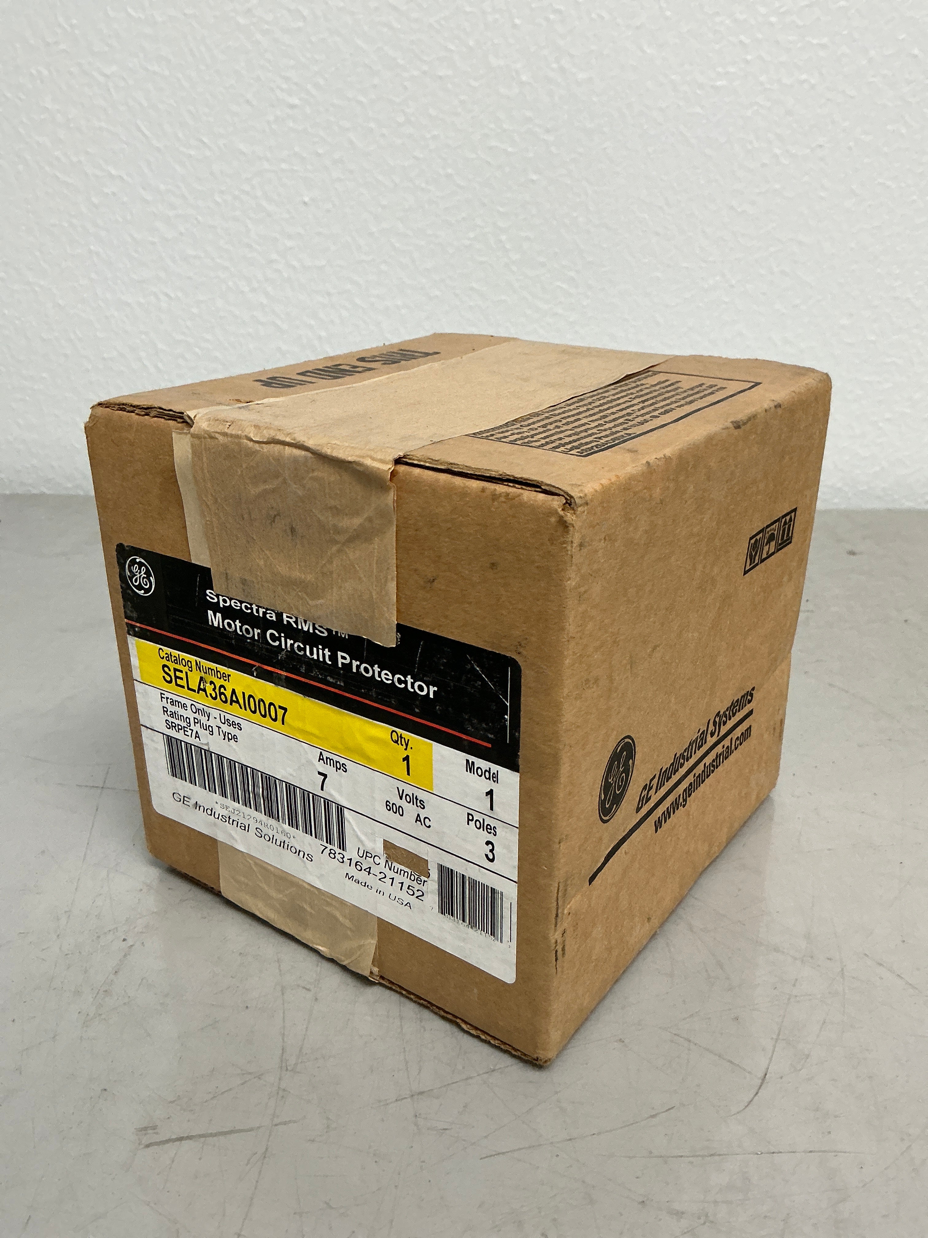 New SELA36AI0007 3 Pole, 7 Amps, 600 Volts