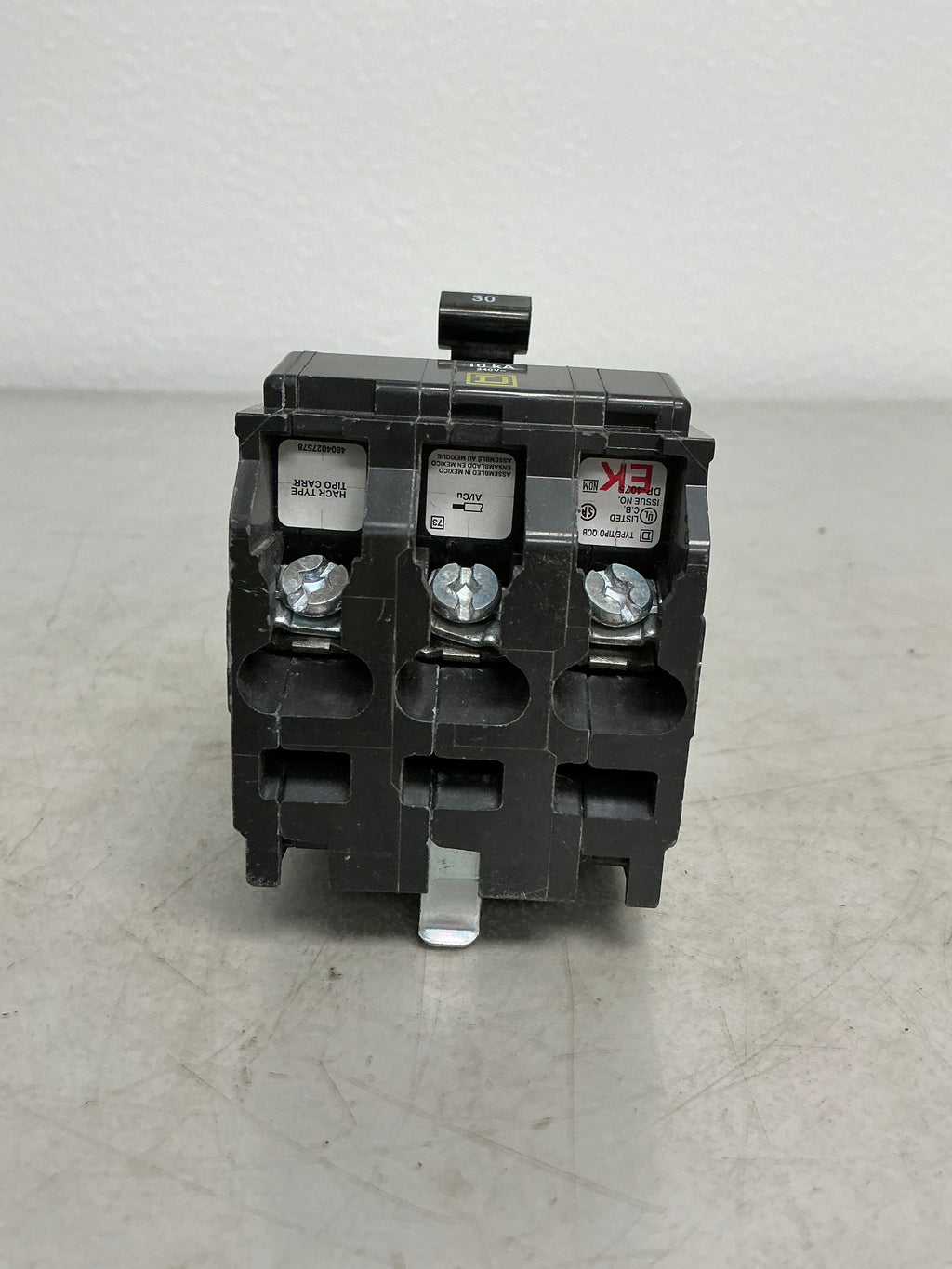 Used Square D QOB330 3 Pole, 30 Amps, 240 Volts