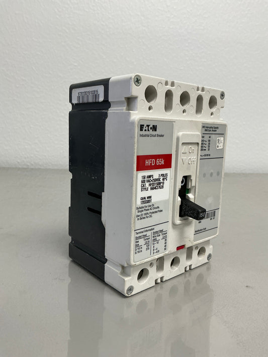 Used HFD3150BP10 3 Pole, 150 Amps, 600 Volt