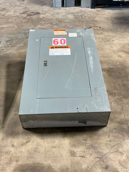 Used Square D Panelboard NF430L1 480/277 Volt 125 Amp 3 Phase 3 Wire Main Lug indoor (item#p17)