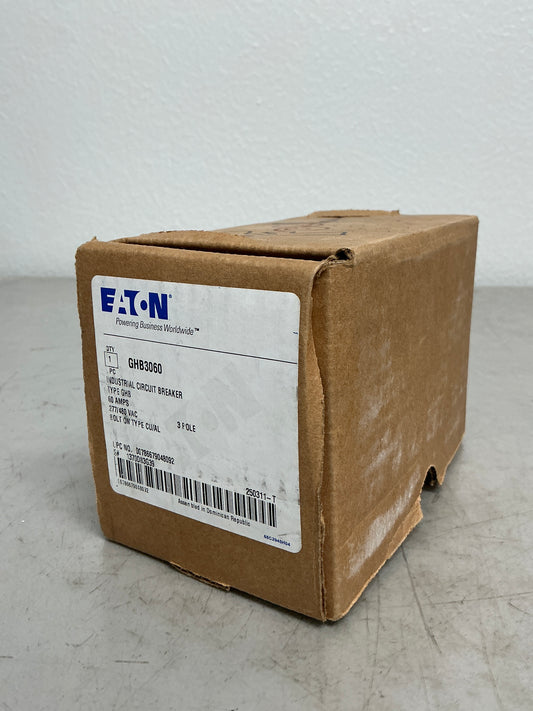 New Eaton GHB3060 3 Pole, 60 Amps, 480 Volts