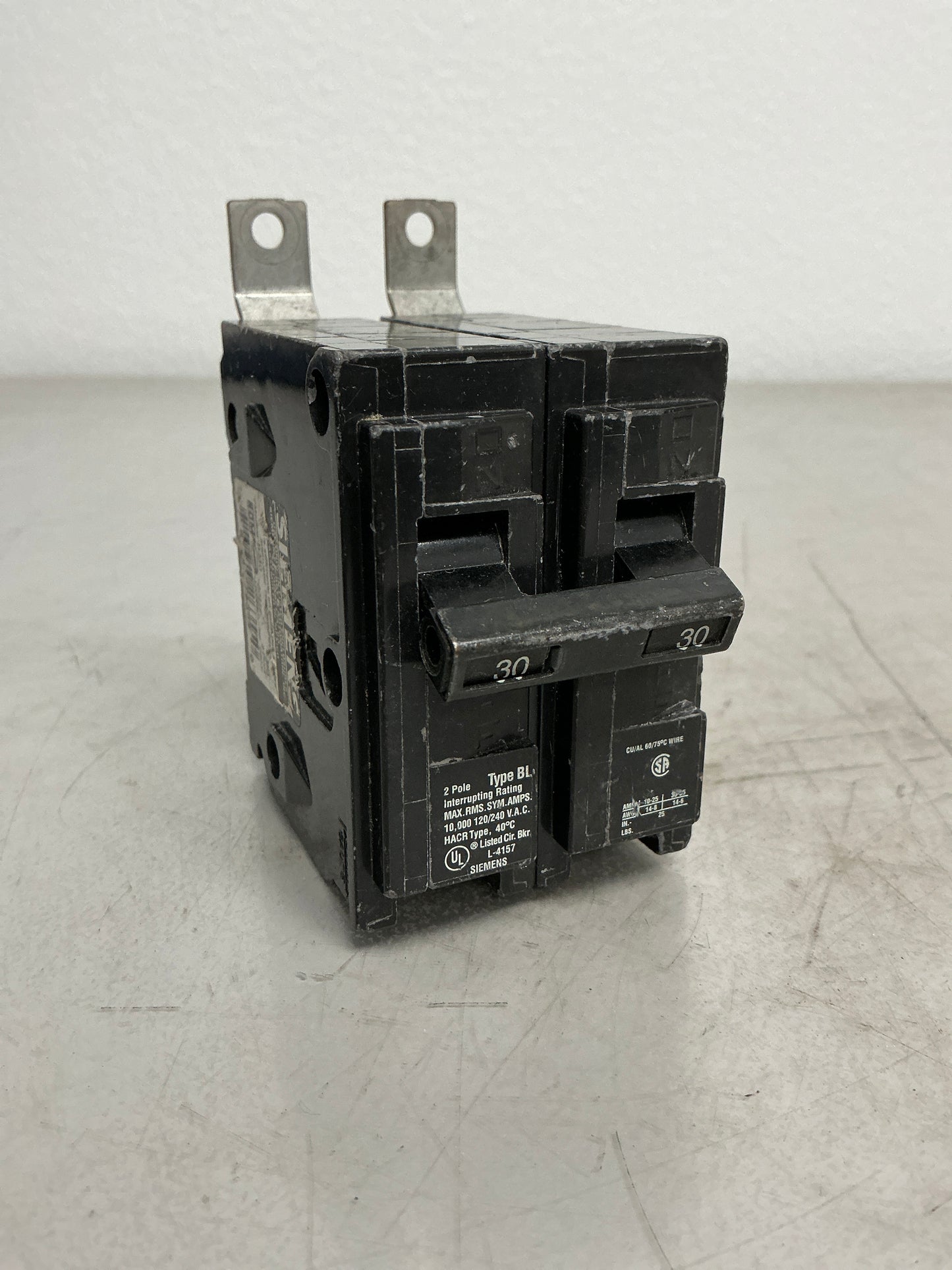 Used Siemens B230 2 Pole, 30 Amps, 240 Volts