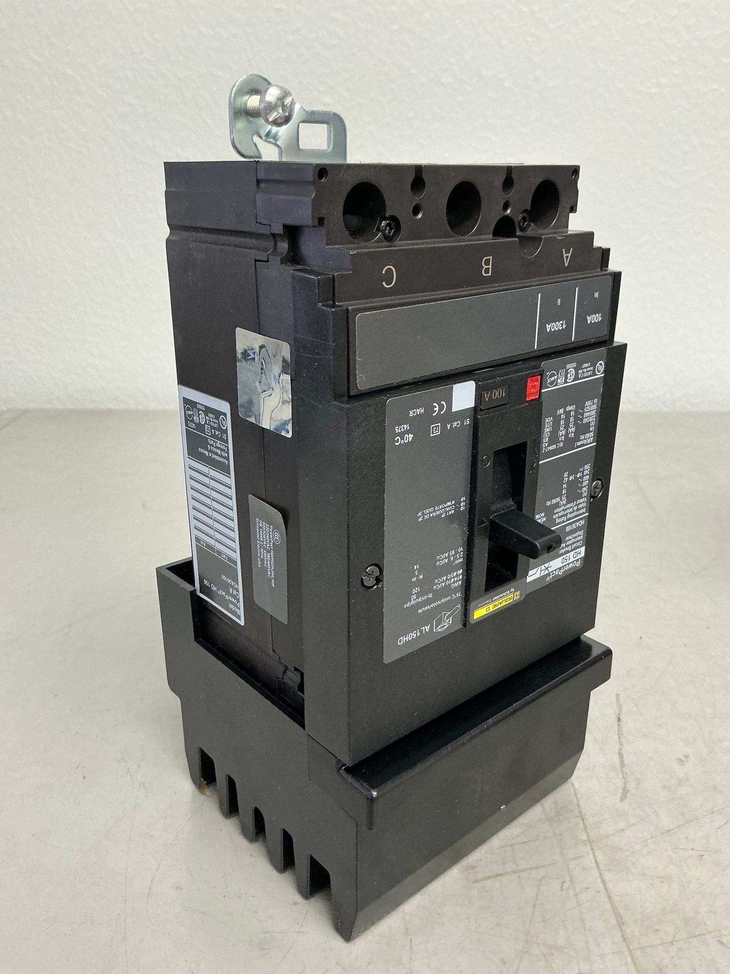 New Square D HDA36100 3 Pole, 100 Amps, 600 Volts
