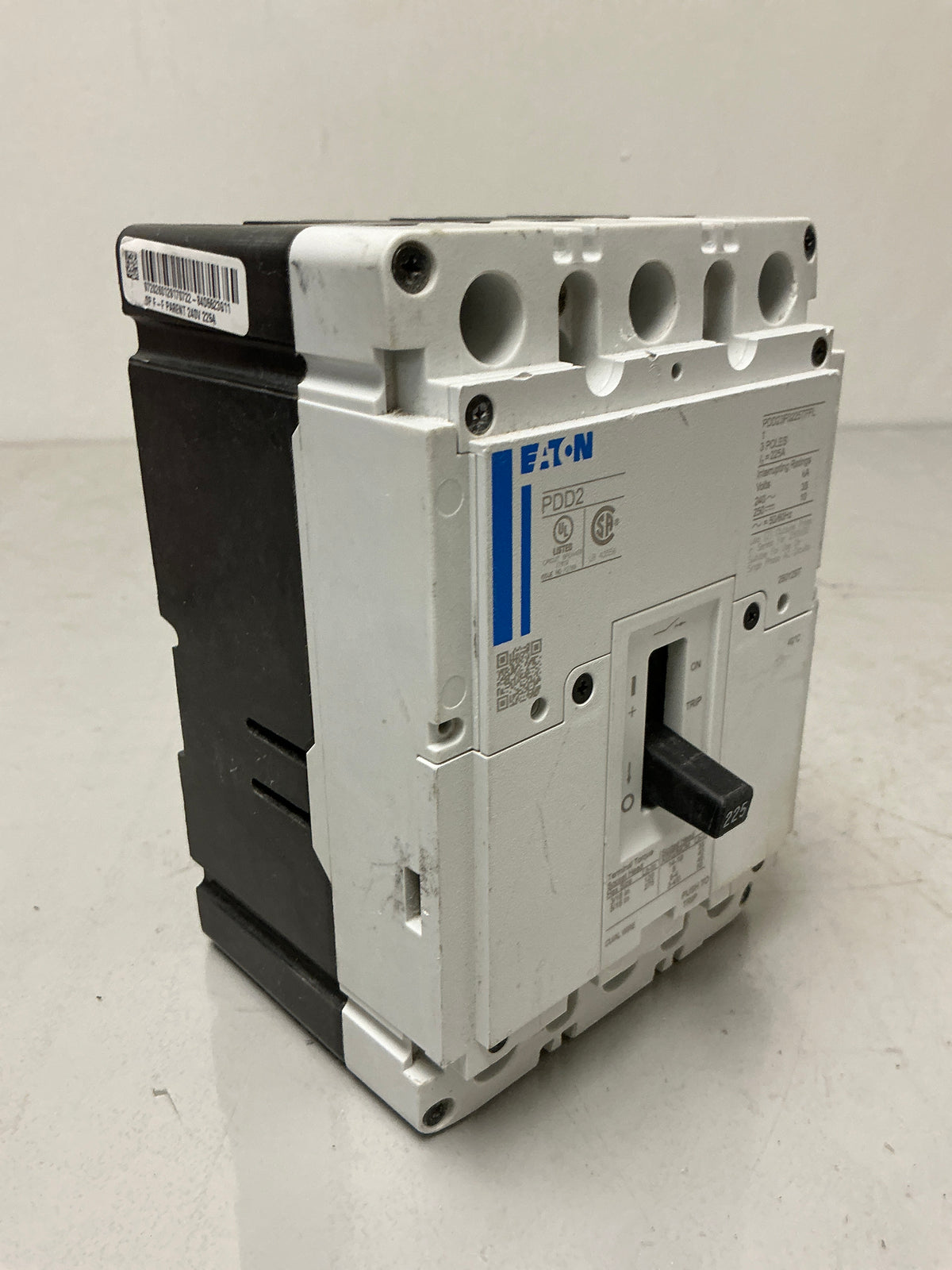 Used Eaton PDD23F0225TFFL 3 Pole, 225 Amps, 600 Volts Circuit Breaker