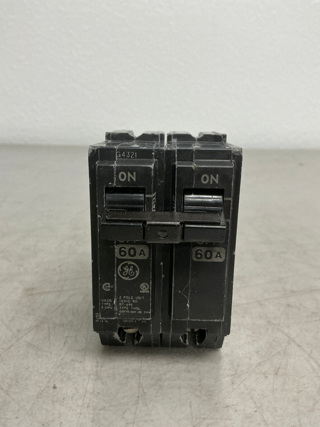Used THQL2160 2 Pole, 60 Amps, 240 Volts