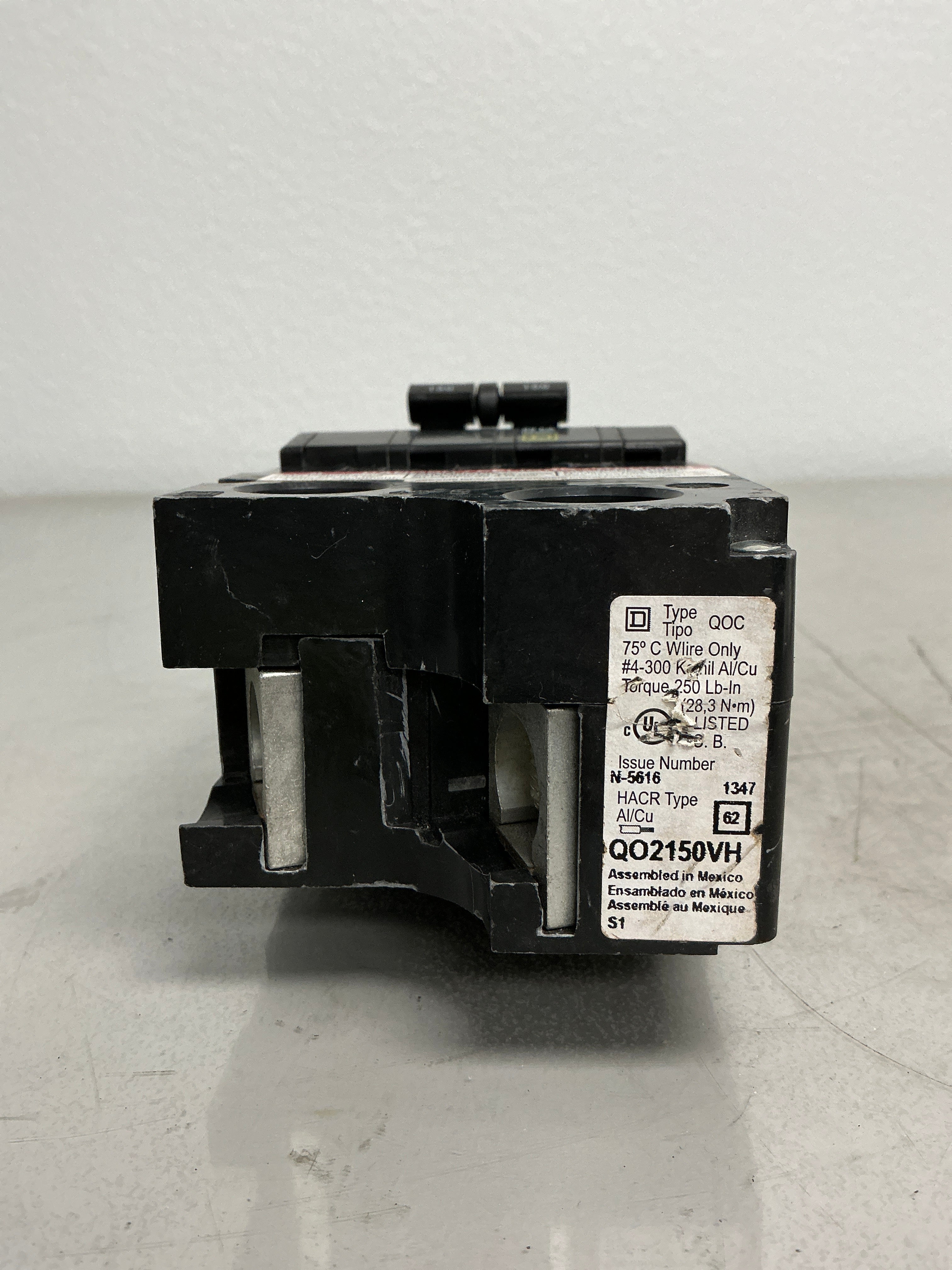 Used Square D QO2150VH 2 Pole, 150 Amps, 240 Volts