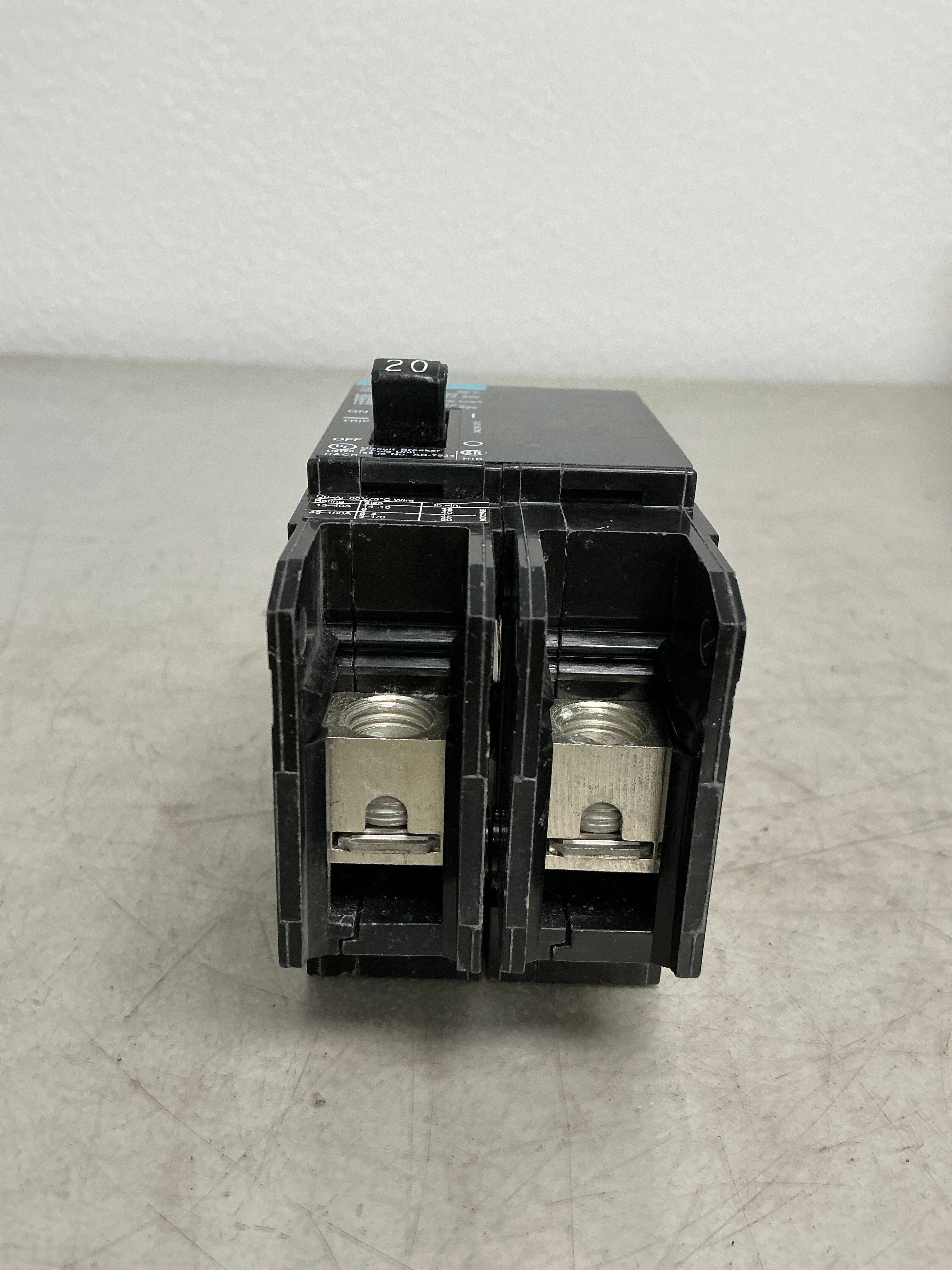 New Siemens BQD220 2 Pole, 20 Amps, 480Y/277 Volts Circuit Breaker