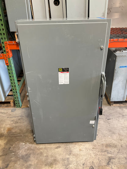 New Square D CH366 Disconnect 600 Amp 600 Volt Fusible Indoor