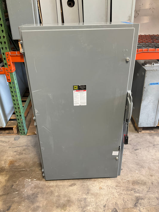 New Square D CH366 Disconnect 600 Amp 600 Volt Fusible Indoor