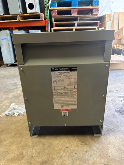 15 KVA Transformer, Primary 240, Seconday 208/120 Volts 3 Phase (item#t4)