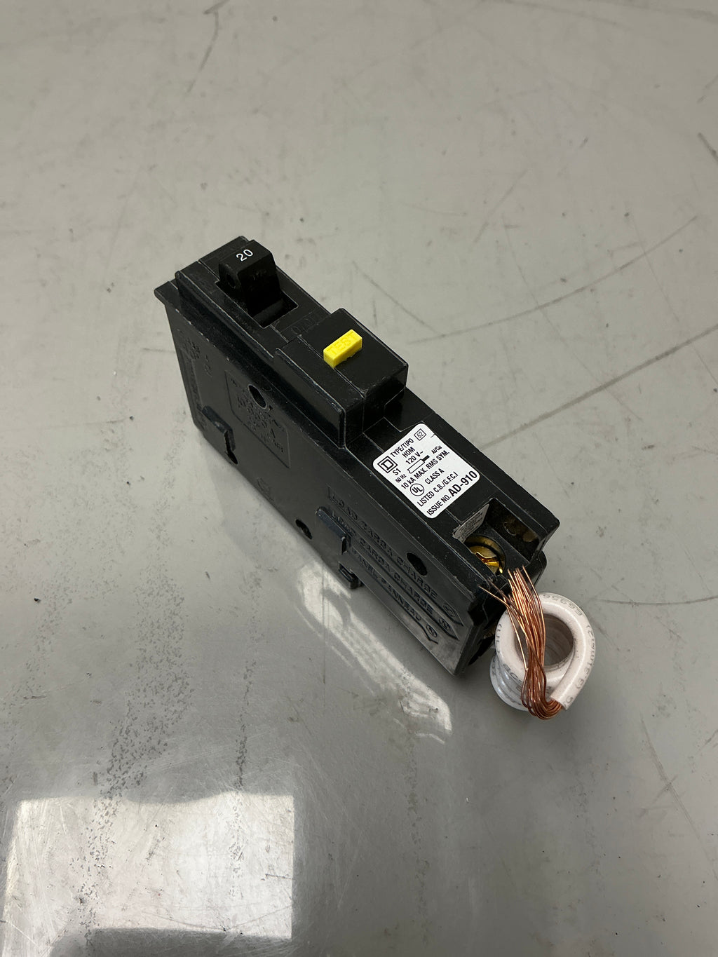 New Square D HOM120GFI 1 Pole, 20 Amps, 120 Volts Circuit Breaker