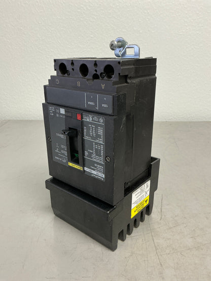 Used Square D HJA36125 3 Pole, 125 Amps