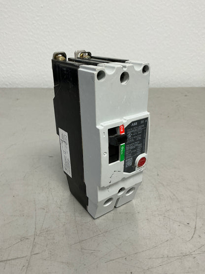 New ABB TEYL2020B 2 Pole, 20 Amps, 480 Volts