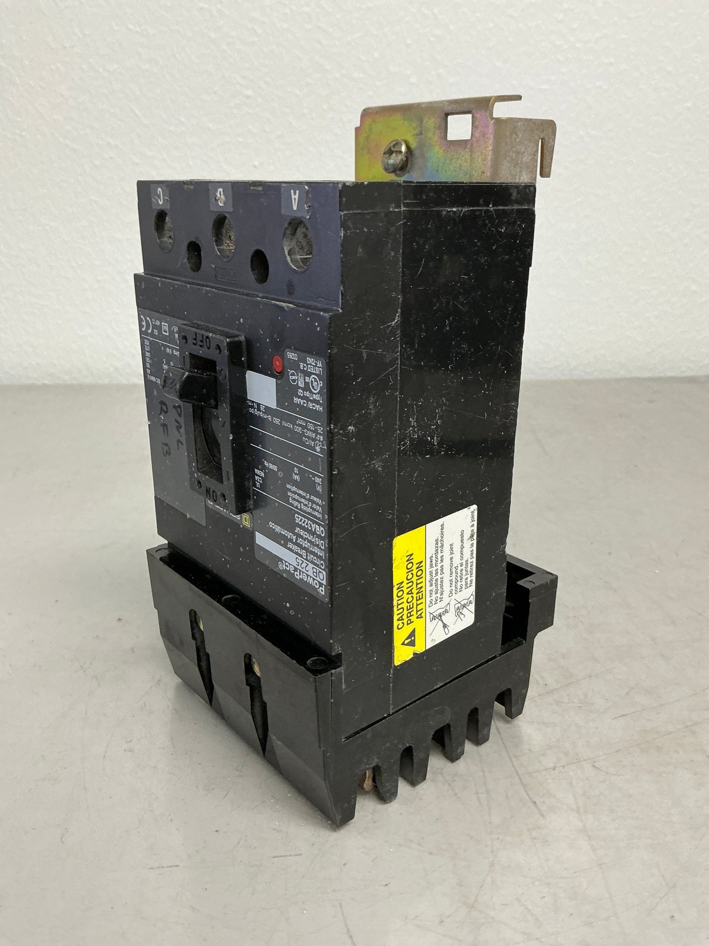 Used Square D QBA32225 3 Pole, 225 Amps