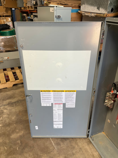 Used Square D H365NR Disconnect 400 Amp 600 Volt Fusible Outdoor 3R
