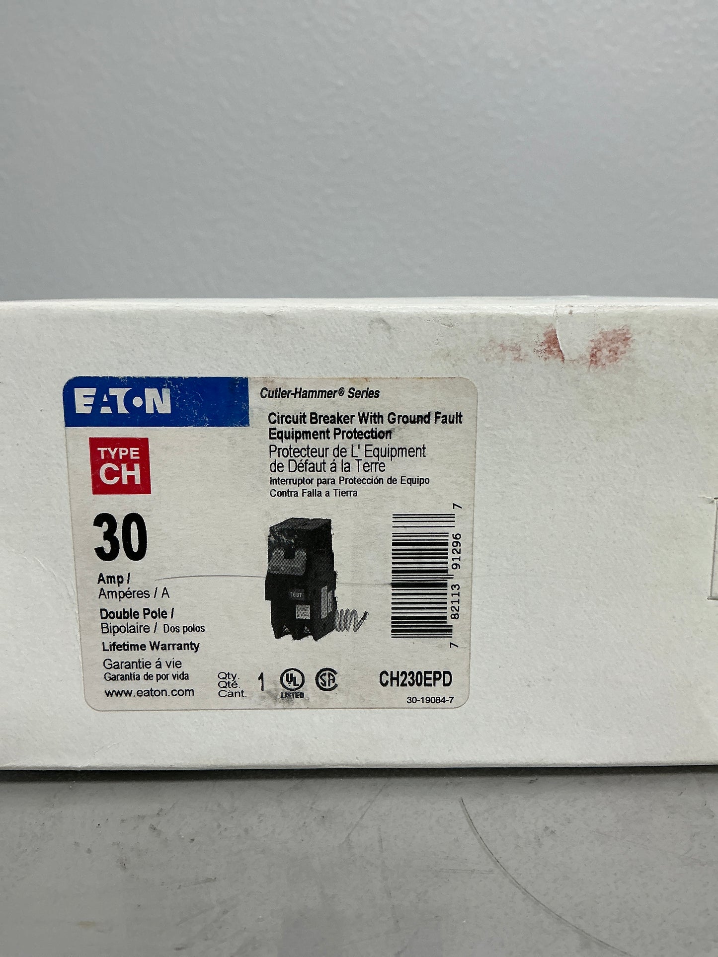 New CH230EPD 30 Amps, 2 Pole, 120/240 Volts