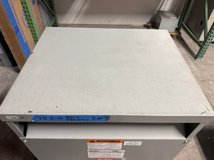 75 KVA Federal Pacific Transformer, Primary 480, Seconday 480/277 Volts (item#t8)