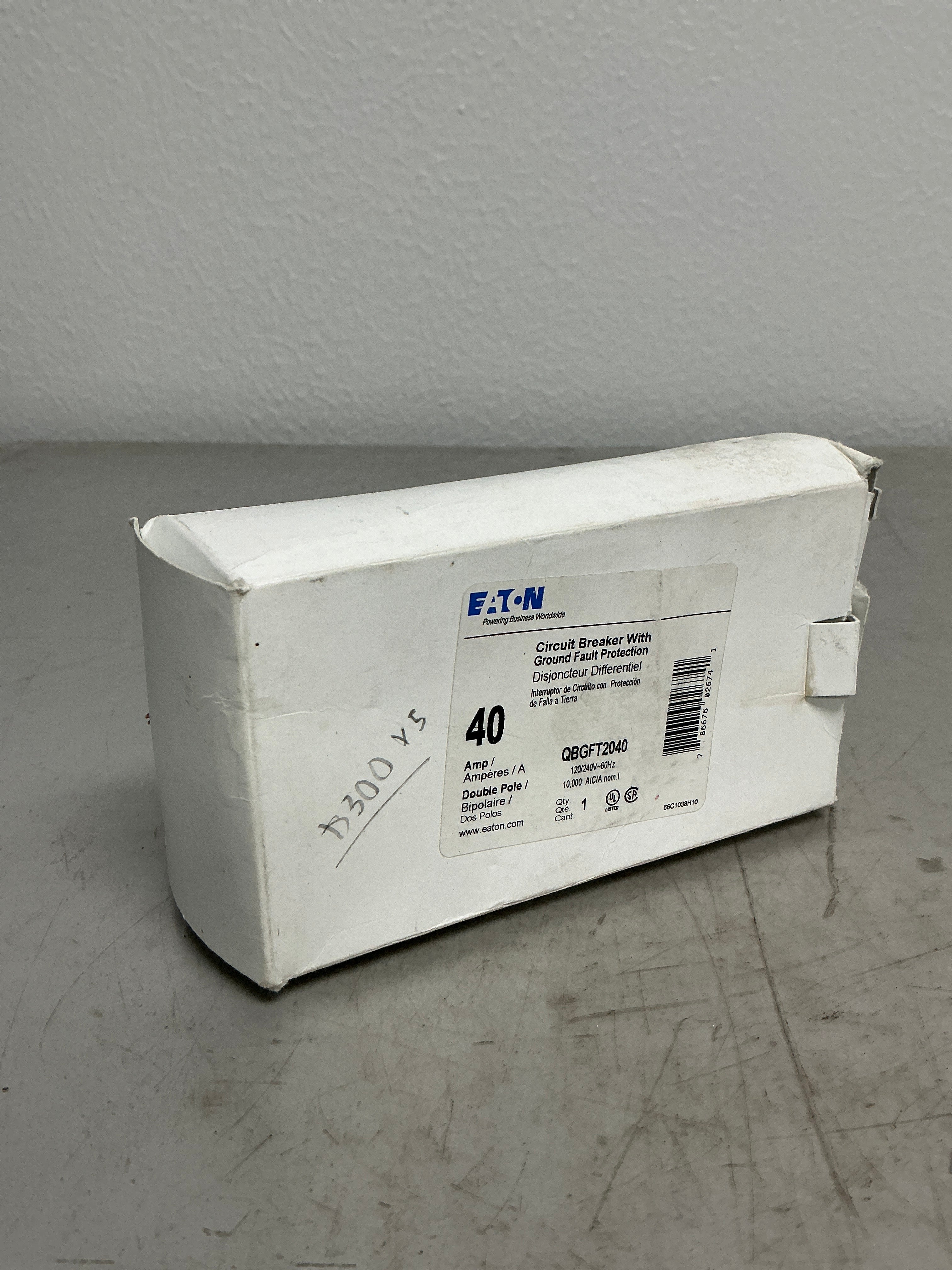 New Eaton QBGFT2040 2 Pole, 40 Amps, 240 Volts