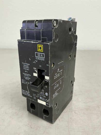 Used Square D EGB24050 2 Pole, 50 Amps, 480 Volts