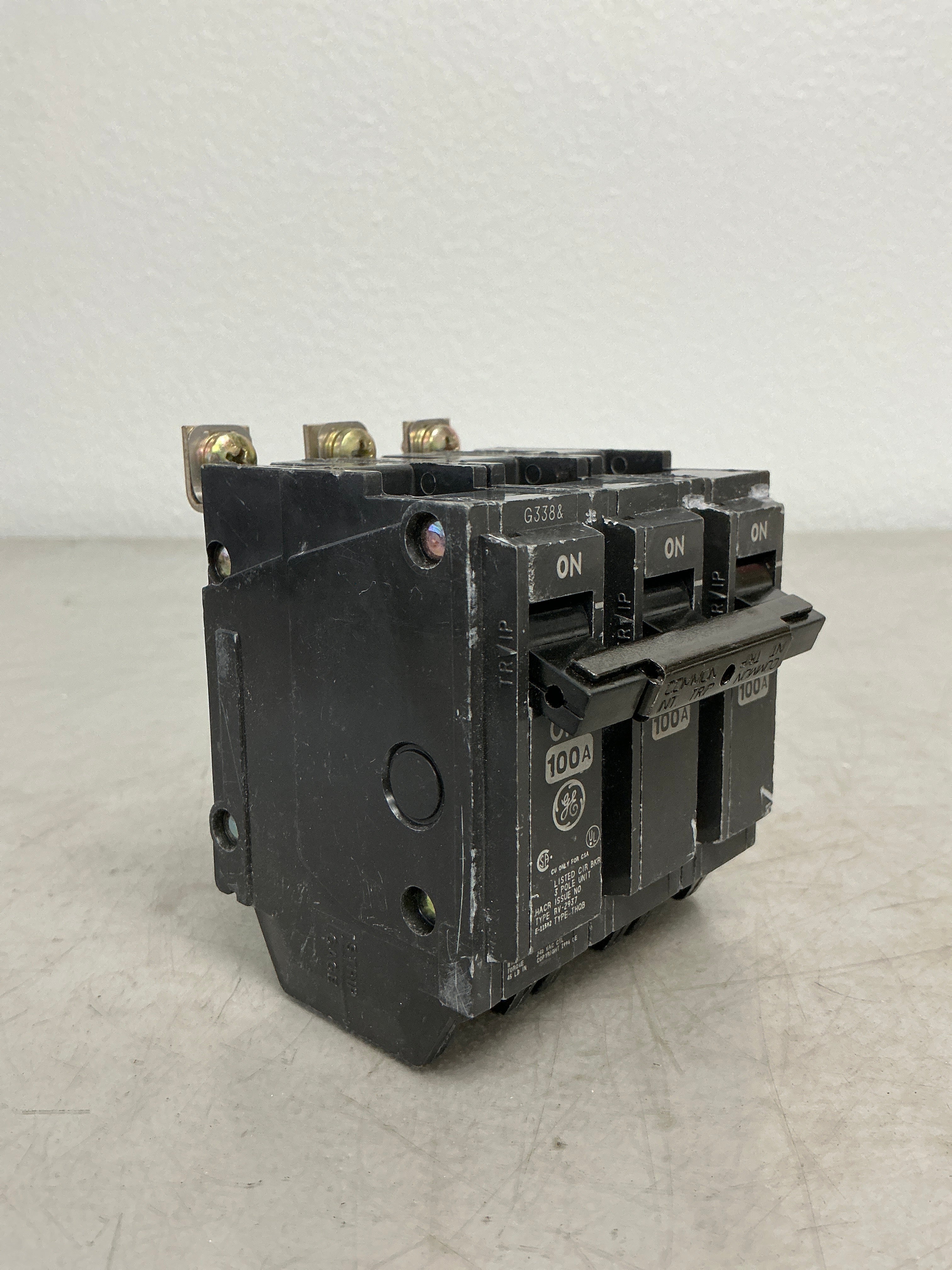 Used THQB32100 3 Pole, 100 Amps, 240 Volts