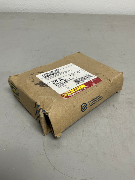 New Square D HOM120GFI 1 Pole, 20 Amps, 120 Volts