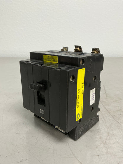 Used Square D EHB34015 3 Pole, 15 Amps, 480 Volts