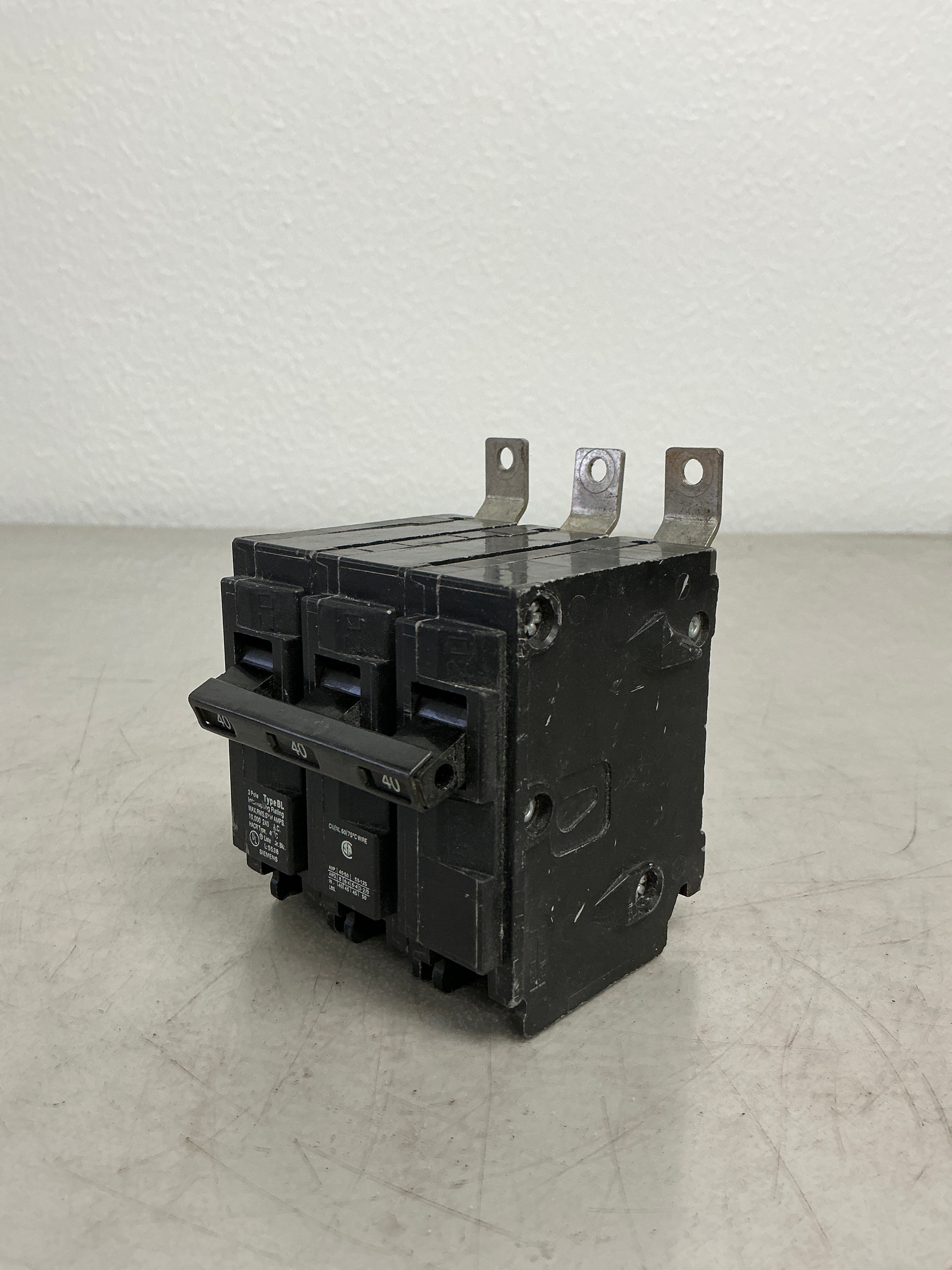 Used Siemens B340 3 Pole, 40 Amps, 240 Volts