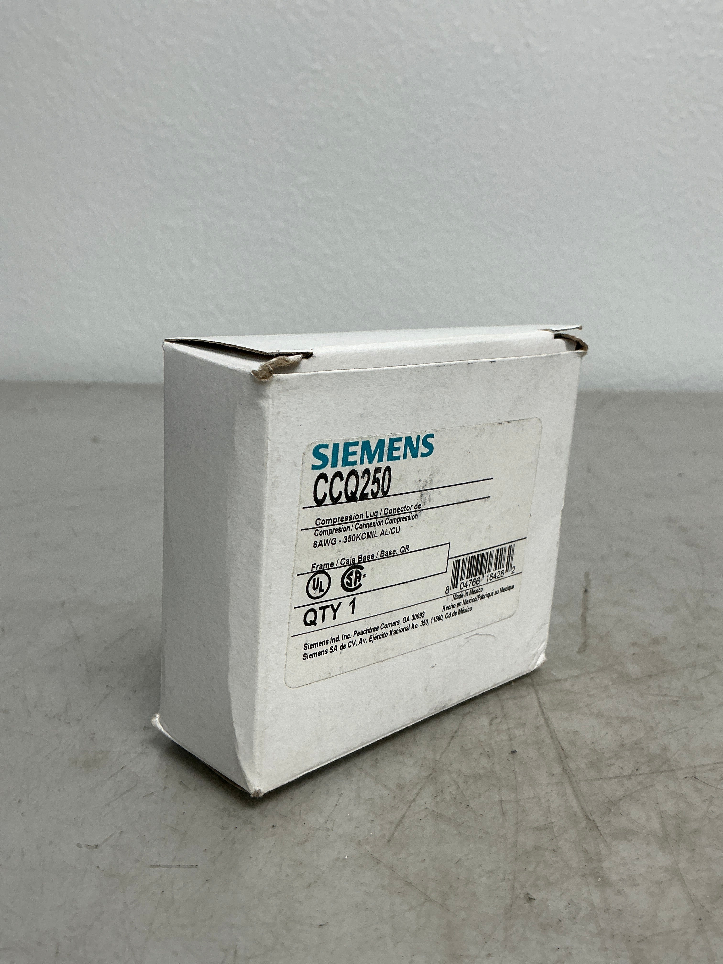 New Siemens CCQ250 Compression Lug Circuit Breaker 225 Amp