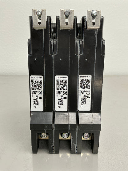 Used Square D EJB34020 3 Pole, 20 Amps, 480/277 Volts