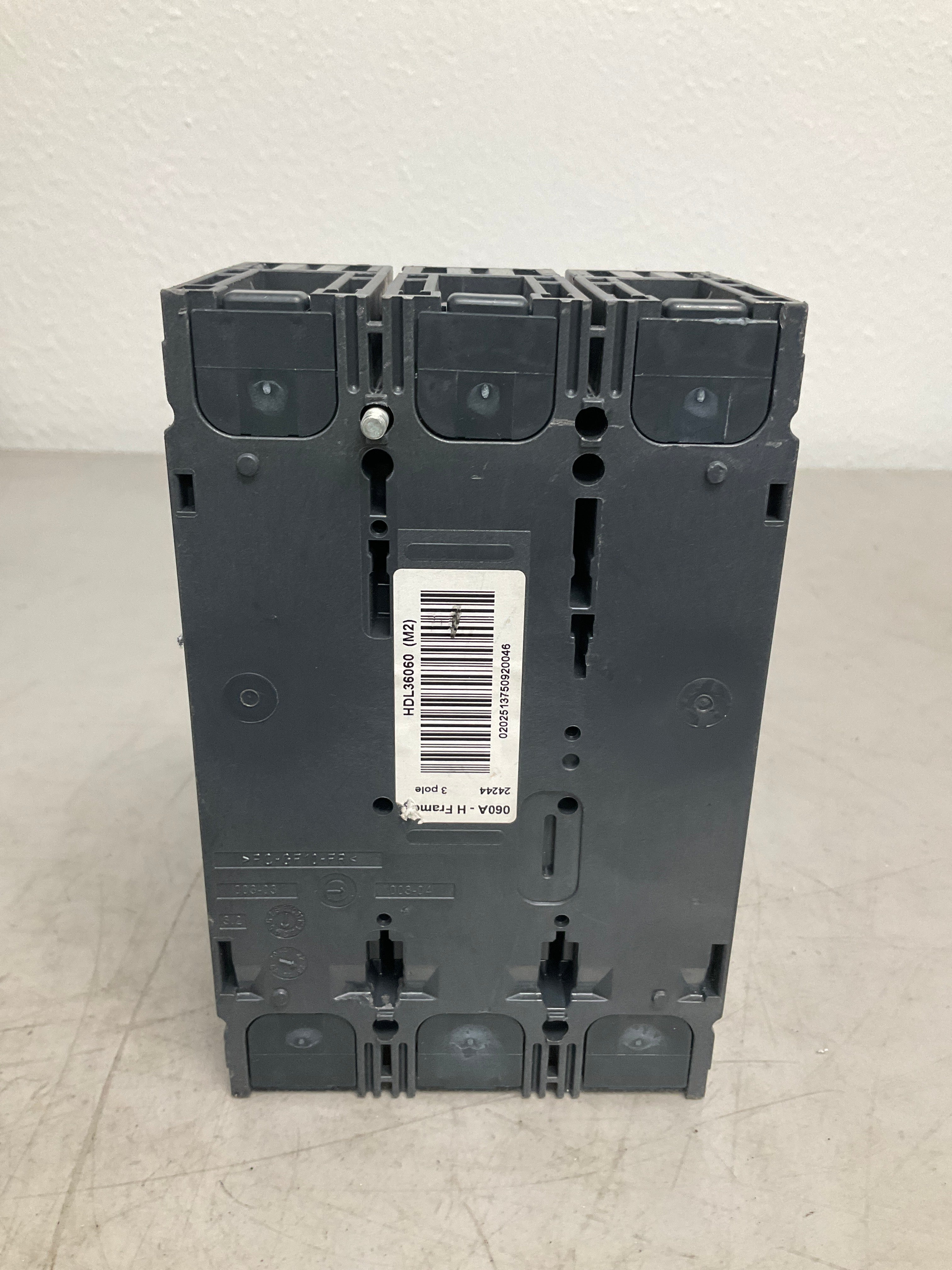 Used Square D HDL36060 3 Pole, 60 Amps, 600 Volts