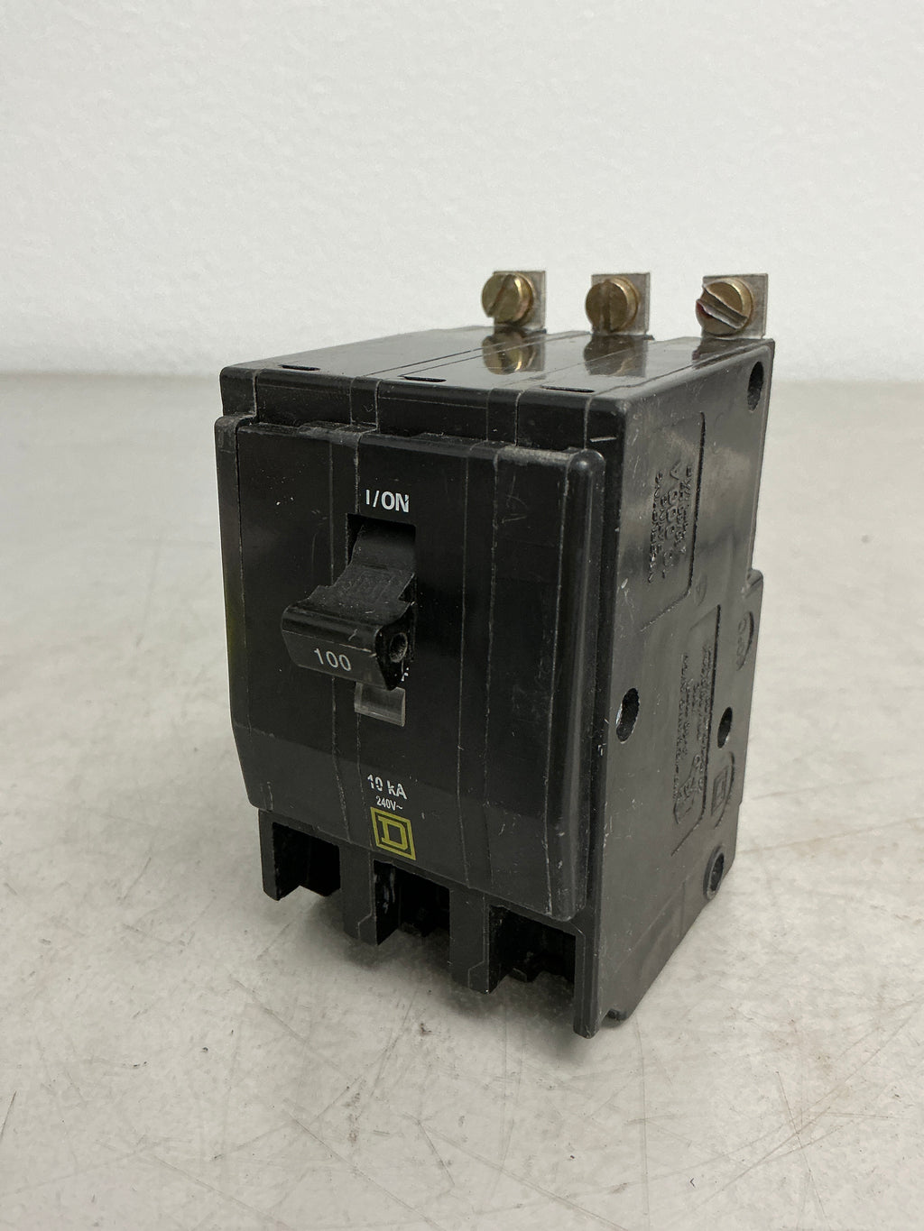 Used Square D QOB3100 3 Pole, 240 Volts, 100 Amps