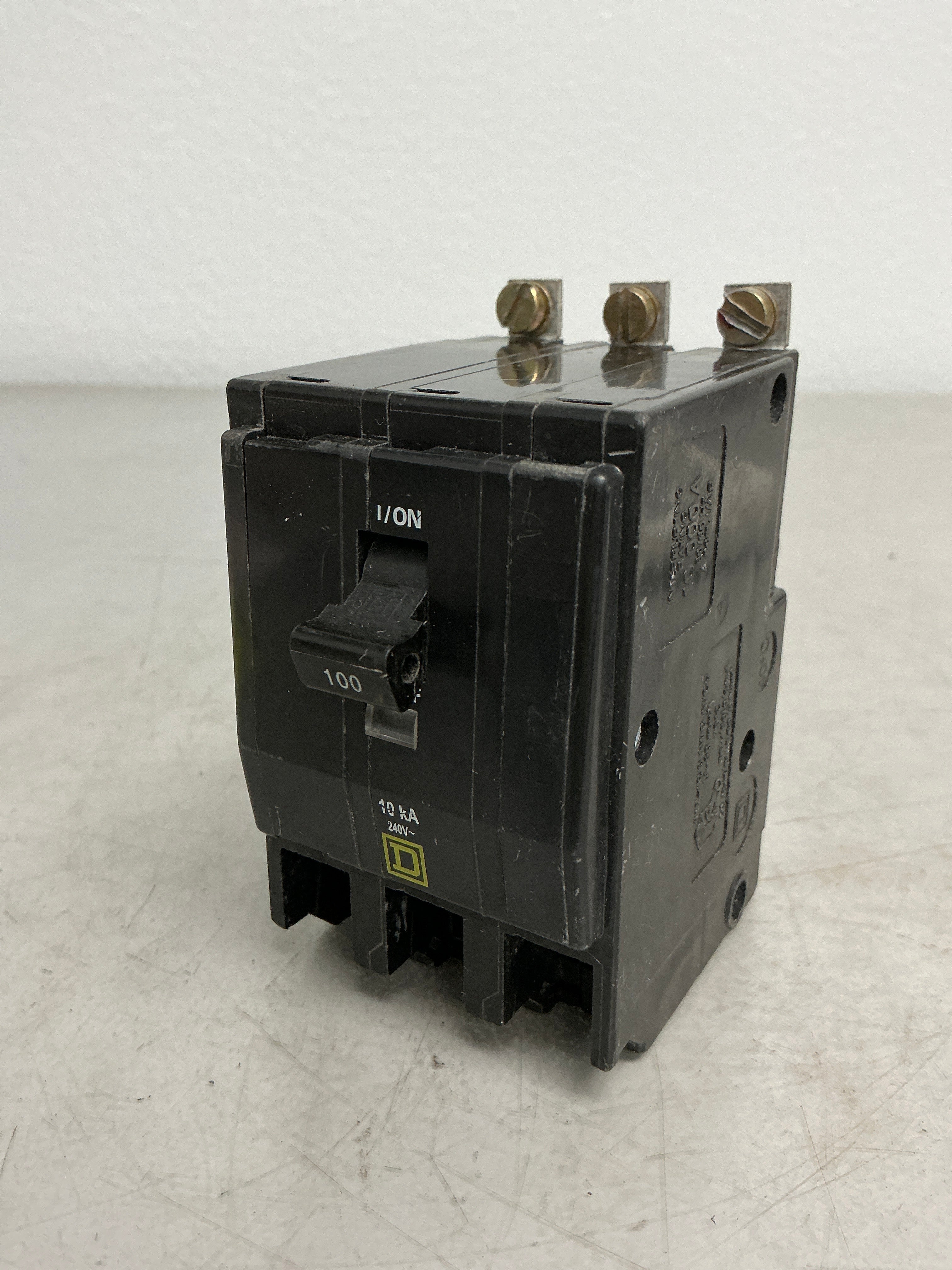 Used Square D QOB3100 3 Pole, 240 Volts, 100 Amps