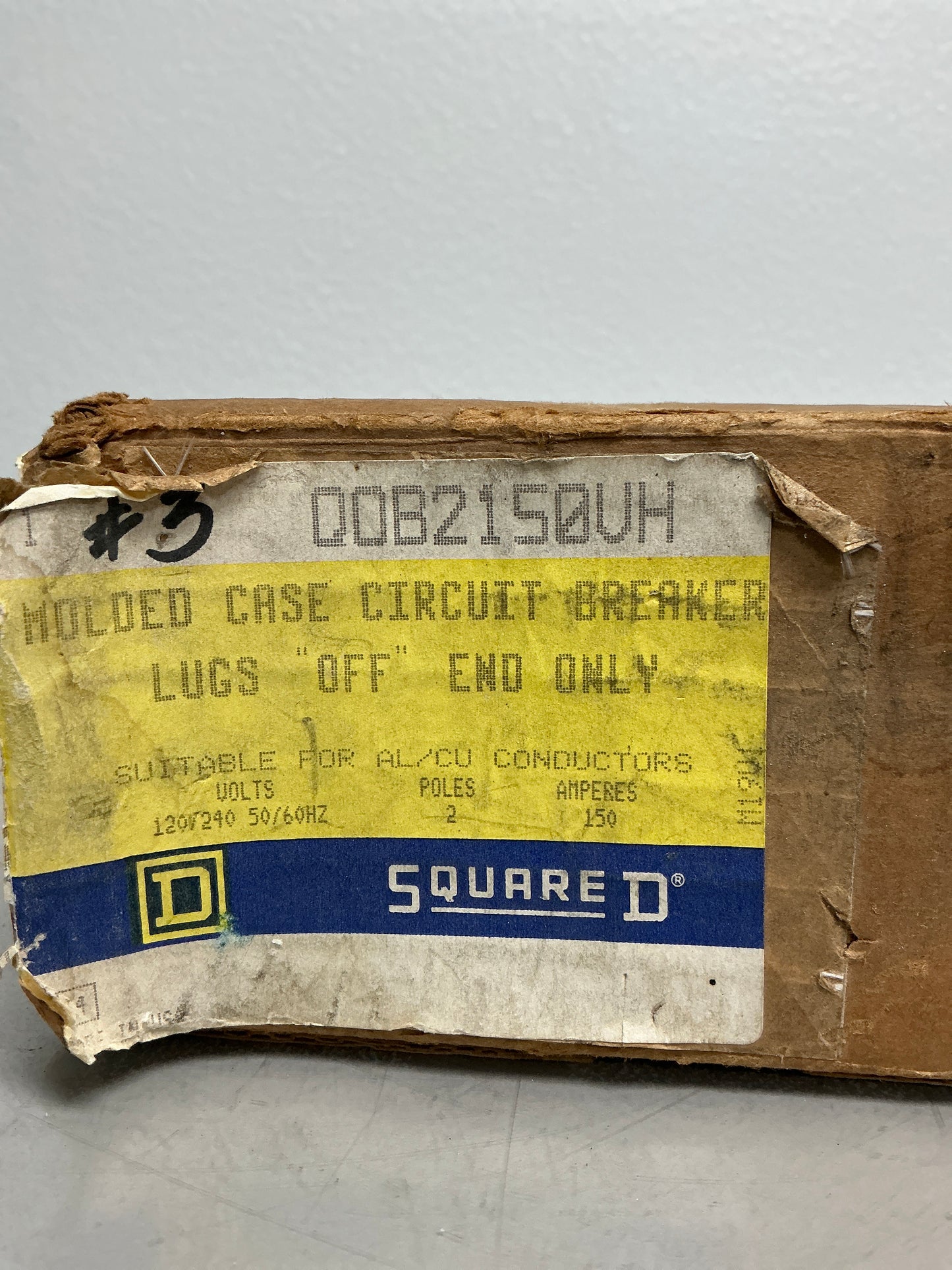 New QOB2150VH 2 Poles, 150 Amps, 240 Volts