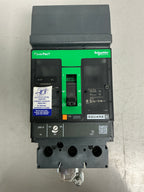 Used Square D JDA36200SA 3 Pole, 200 Amps, 600 Volts Circuit Breaker