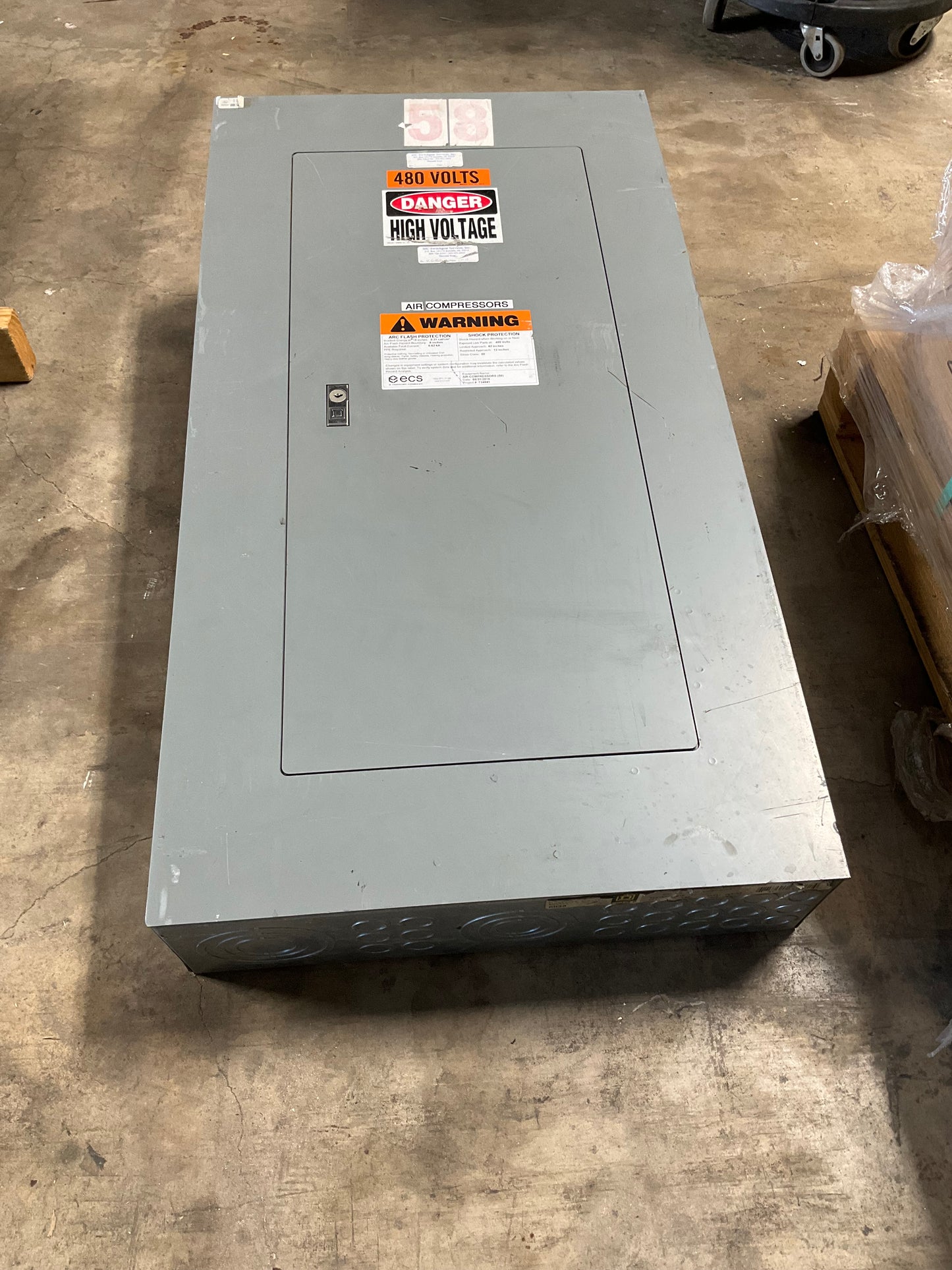 Used Square D Panelboard NF430L2 250 Amp Main Lug 30 Circuit 480/277 Volt (item#p8)