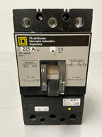 Used Square D KCL34225 3 Pole, 225 Amps, 480 Volts Circuit Breaker