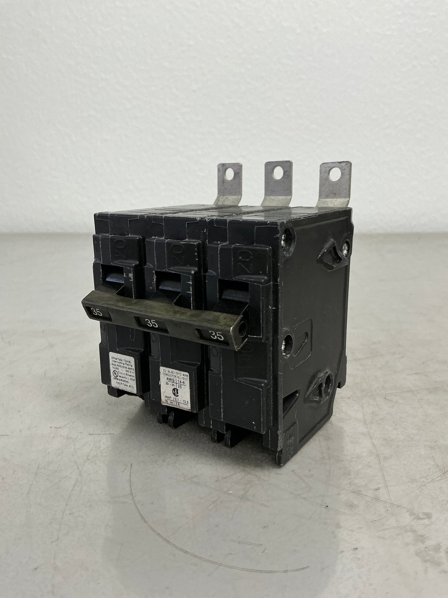 Used Siemens B335 3 Pole, 35 Amps, 240 Volts