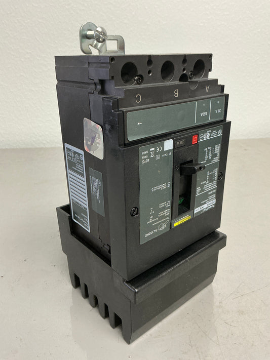 Used Square D HDA36020 3 Pole, 20 Amps, 600 Volts