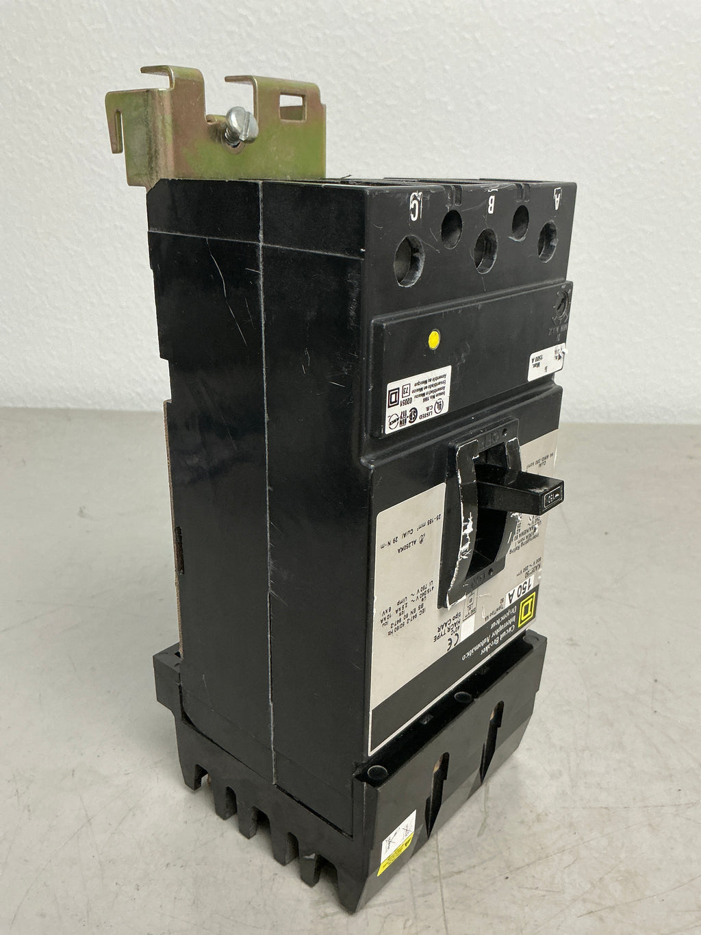 Used Square D KA36150 3 Pole, 150 Amps, 600 Volts Circuit Breaker