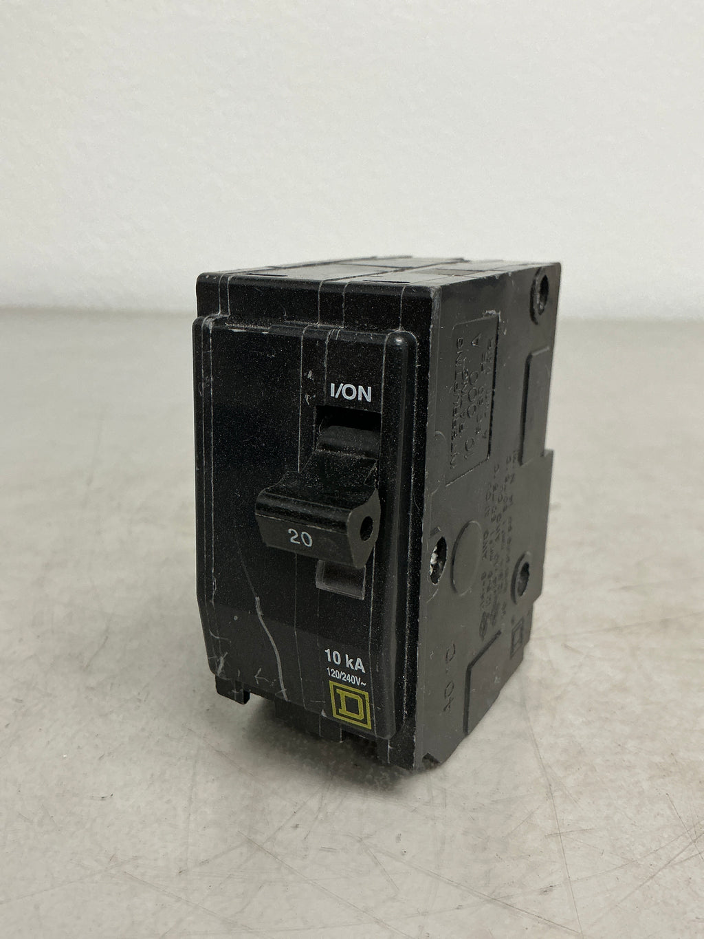 Used Square D QO220 2 Pole, 20 Amps, 240 Volts