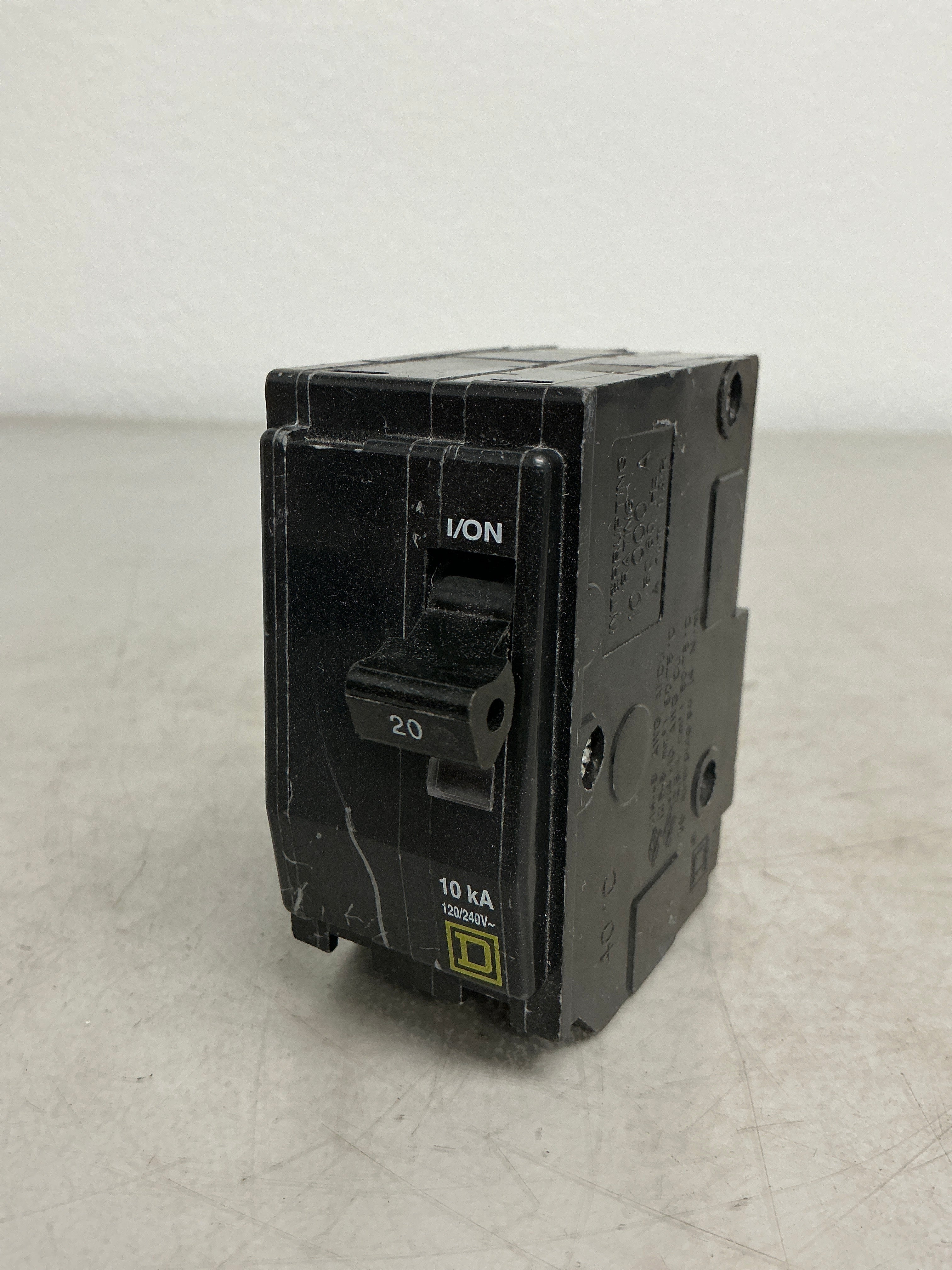 Used Square D QO220 2 Pole, 20 Amps, 240 Volts