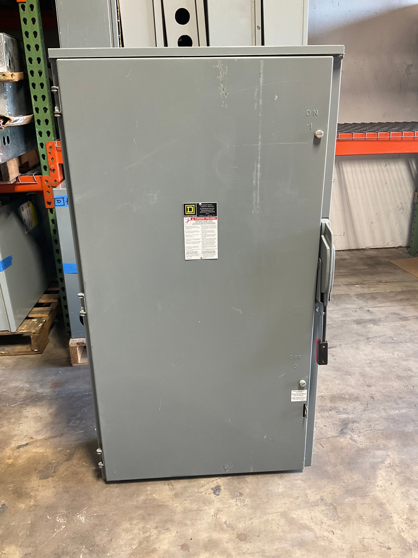 New Square D H365NR Disconnect 400 Amp 600 Volt Fusible Outdoor 3R