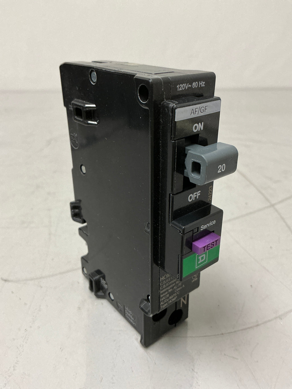 New Square D HOM120PAFGF 1 Pole, 20 Amps, 120 Volts Circuit Breaker