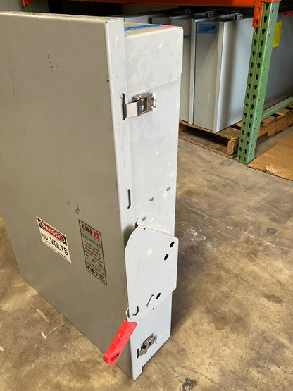 Used Siemens HNF365RA Disconnect 400 Amp 600 Volt Non Fuse Outdoor 3R