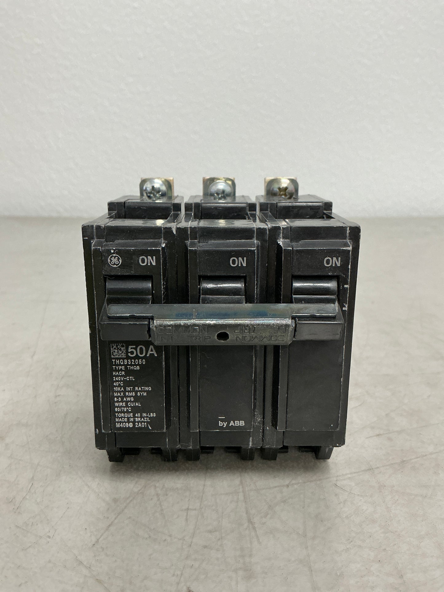 Used THQB32050 3 Pole, 50 Amps, 240 Volts
