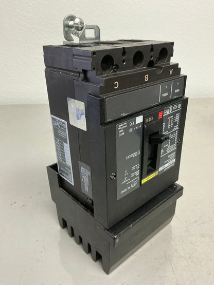 Used Square D HDA36150 3 Pole, 150 Amps, 600 Volts